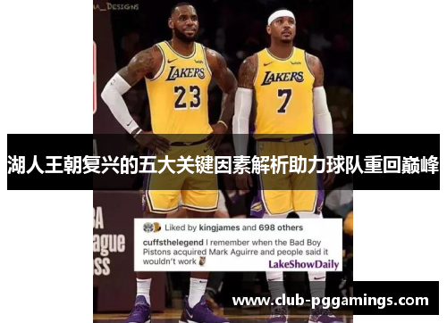 湖人王朝复兴的五大关键因素解析助力球队重回巅峰